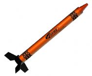Estes Outer-Space Orange Crayon Rocket RTF D-ES1104